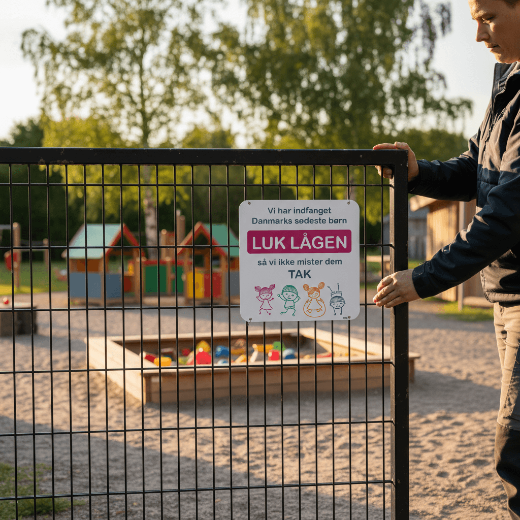 Vi har indfanget Danmarks sødeste børn Luk lågen så vi ikke mister dem Tak - Billede 3