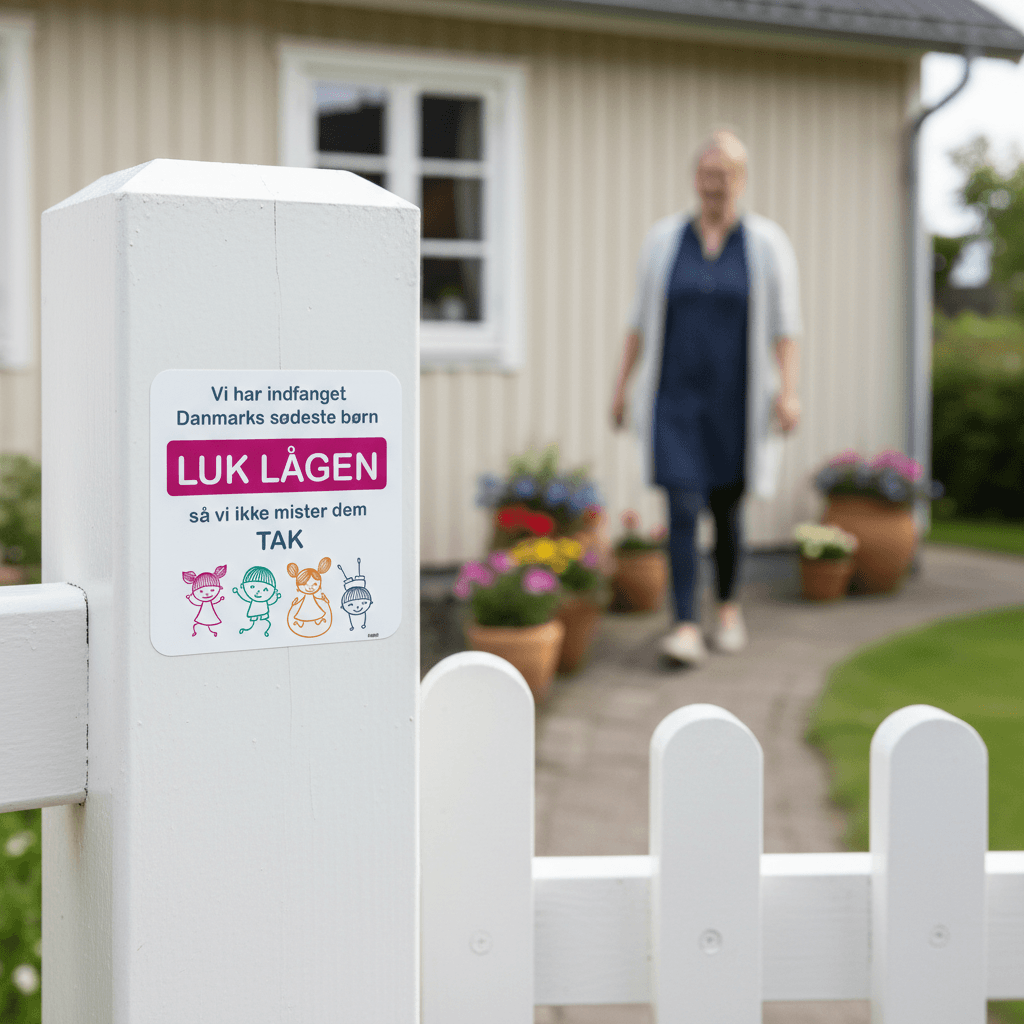 Vi har indfanget Danmarks sødeste børn Luk lågen så vi ikke mister dem Tak - Billede 2