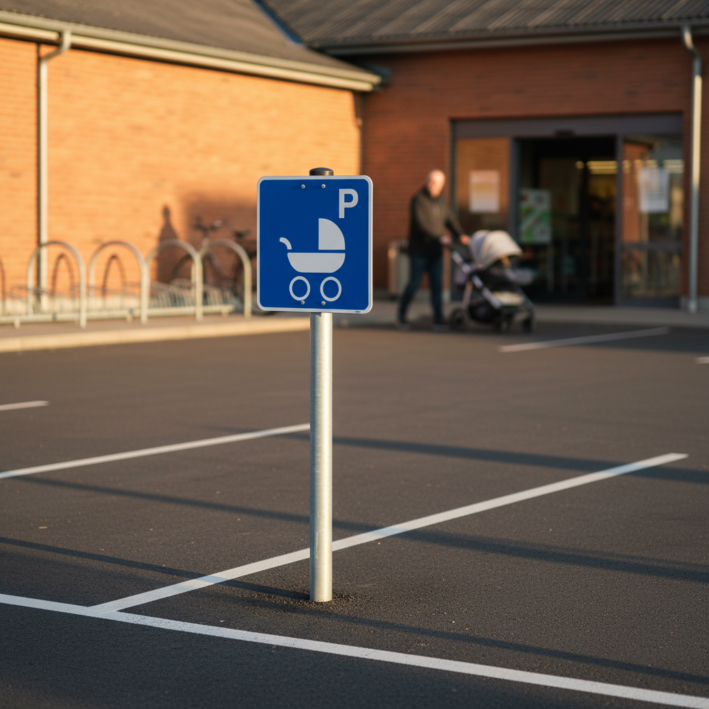 Barnevognsparkerings skilt - Billede 3