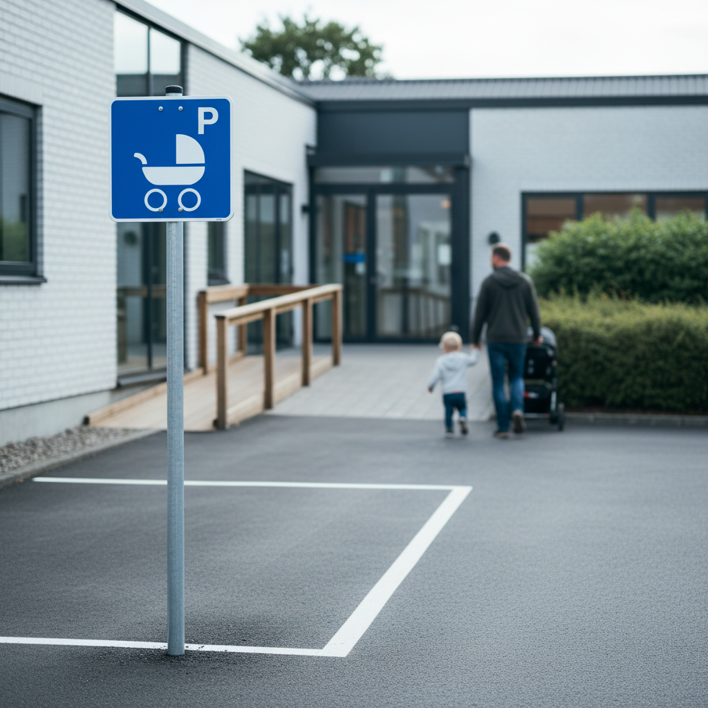 Barnevognsparkerings skilt - Billede 5