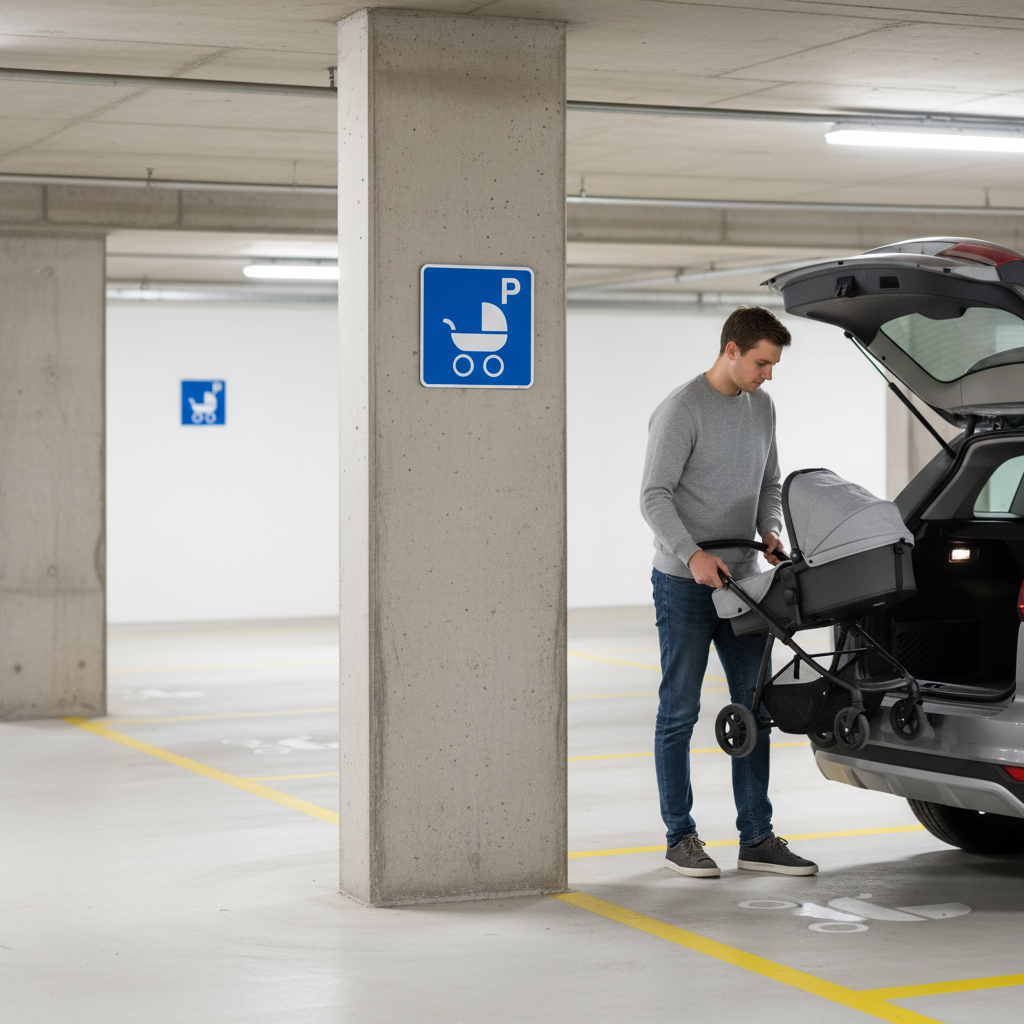 Barnevognsparkerings skilt - Billede 4