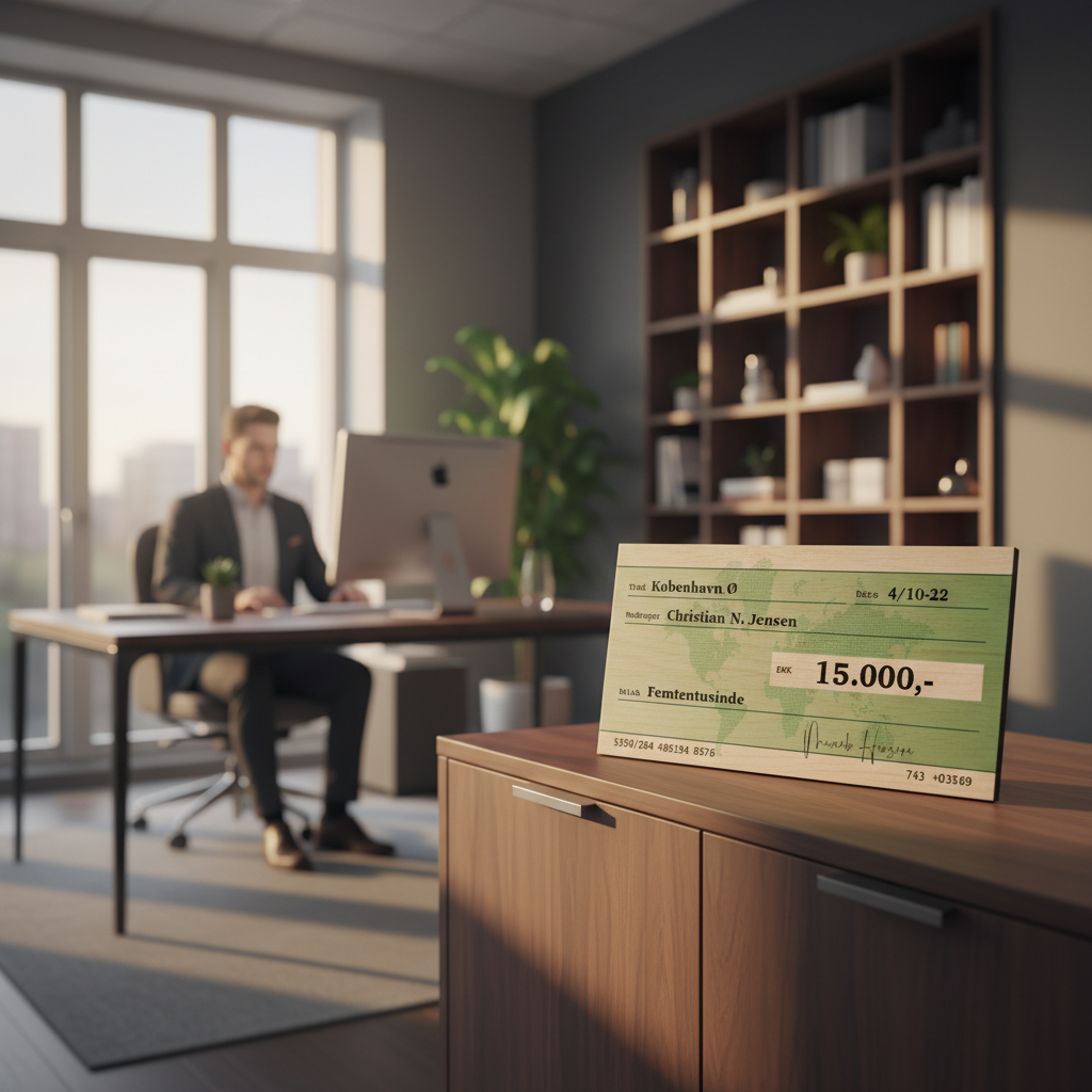 Check bank grøn - Billede 2