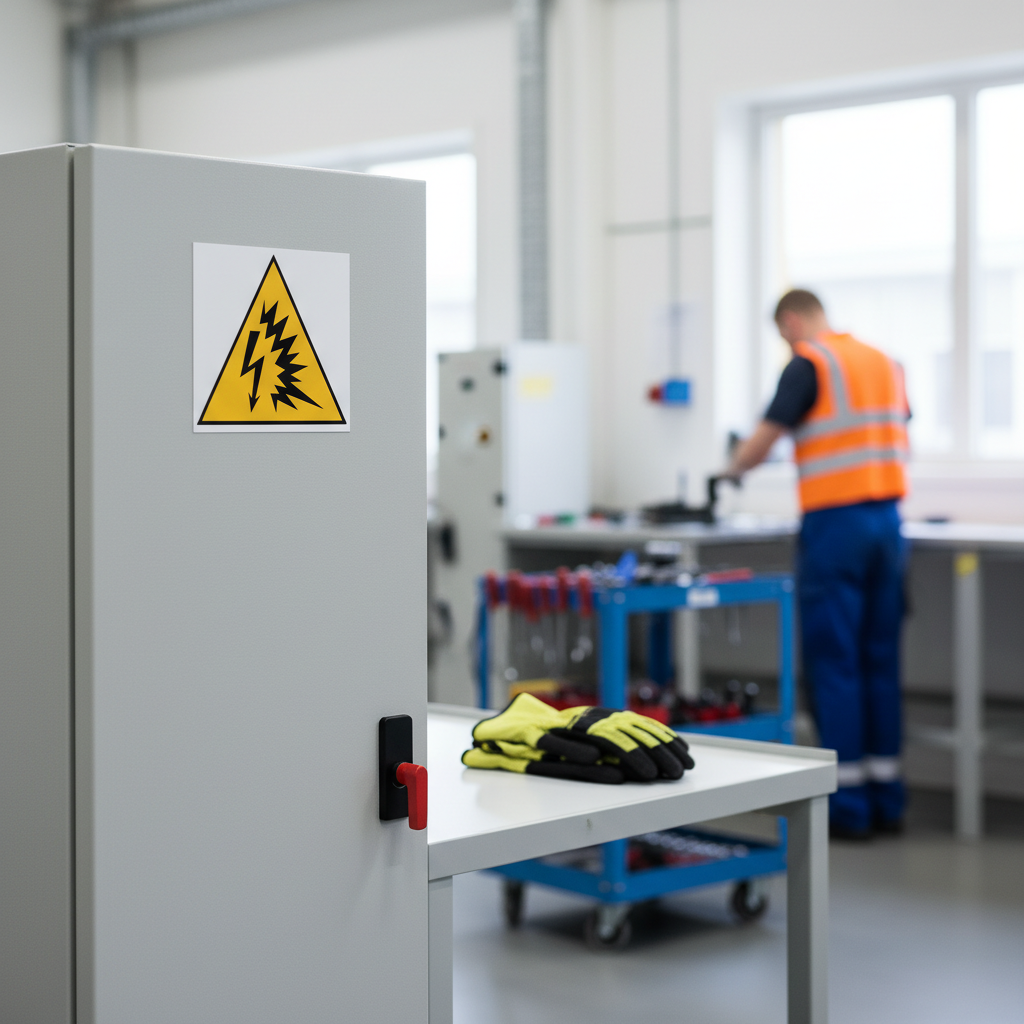 W042 Advarsel for lysbue skilt - Billede 2