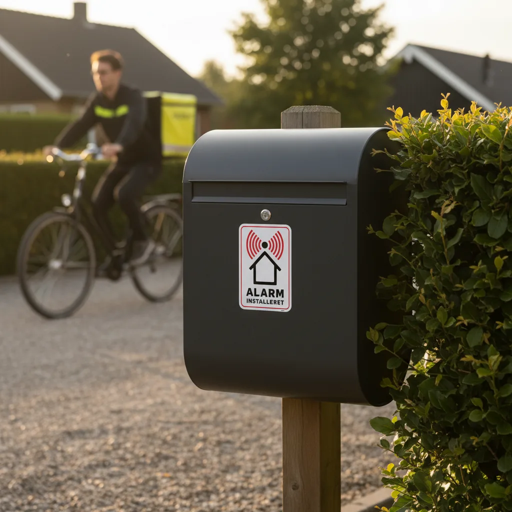 Alarmskilt - Alarm installeret skilt - Billede 3