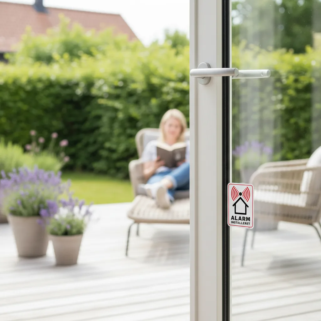 Alarmskilt - Alarm installeret skilt - Billede 2