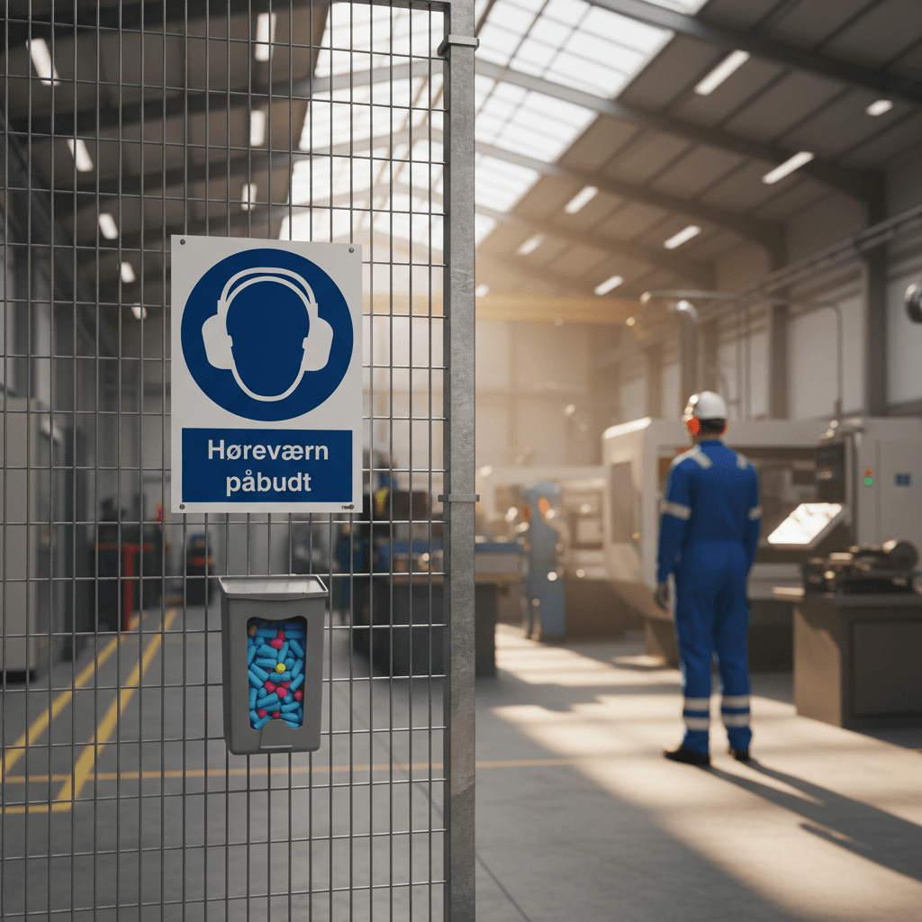 Høreværn påbudt skilt - Billede 4