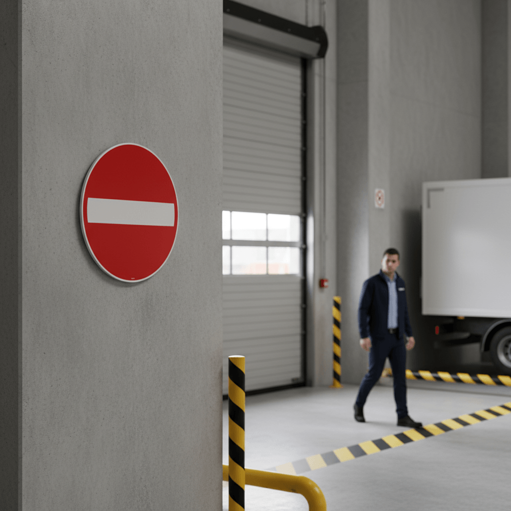 C19 Indkørsel forbudt skilt - Billede 3