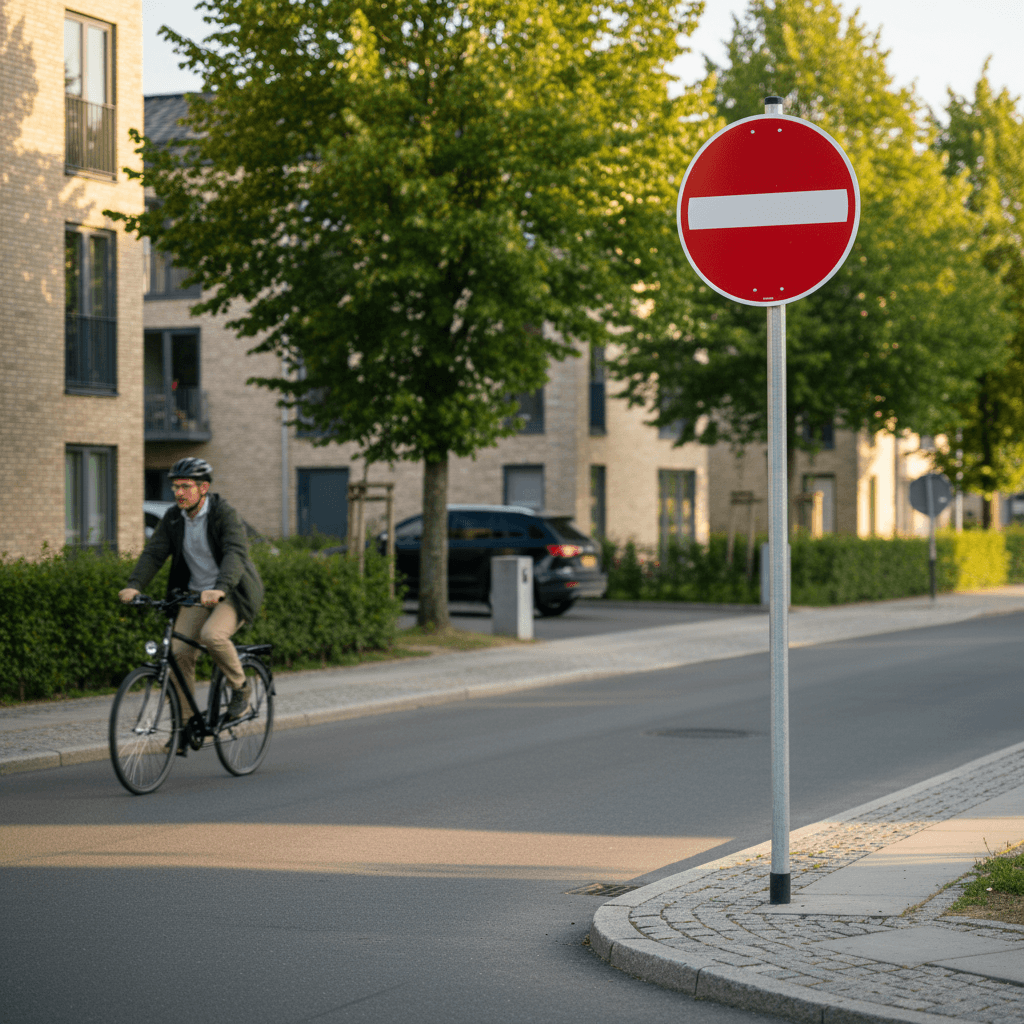 C19 Indkørsel forbudt skilt - Billede 4