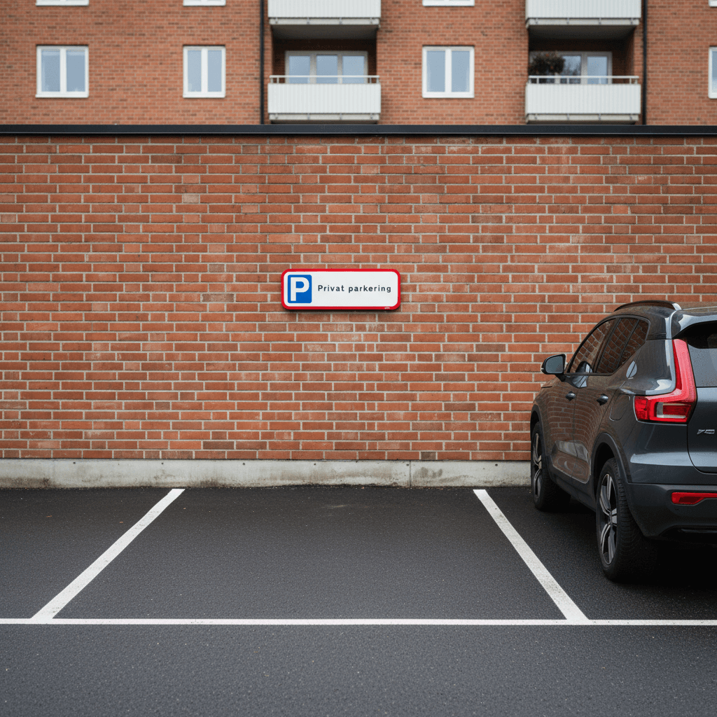 Privat parkering skilt - Billede 5