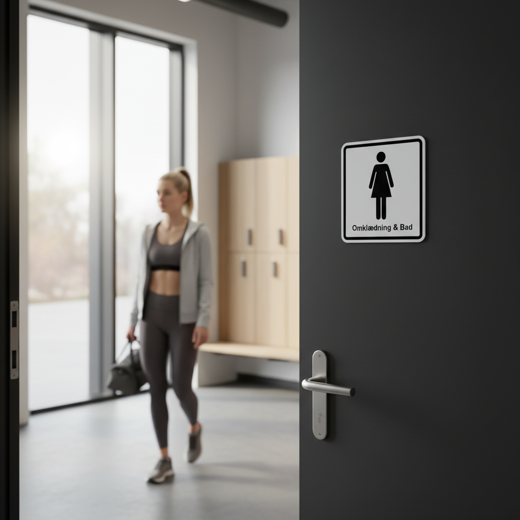 Dame Omklædning & Bad skilt - Billede 4