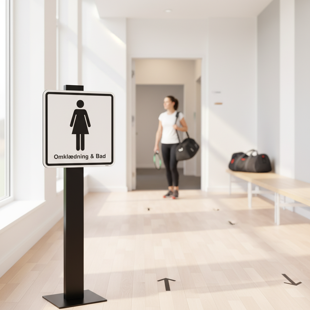 Dame Omklædning & Bad skilt - Billede 2