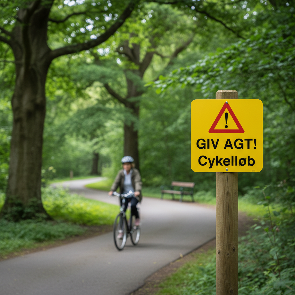 Giv agt! Cykelløb skilt - Billede 7