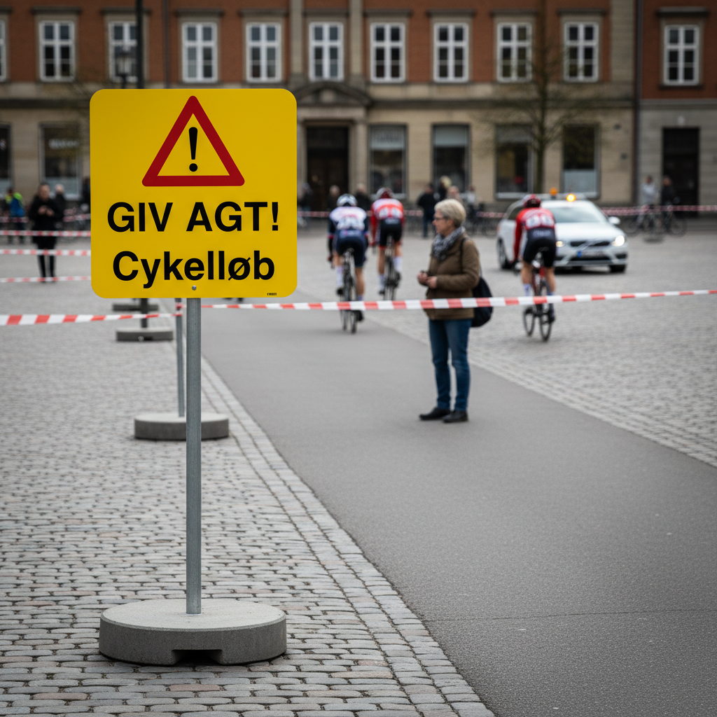 Giv agt! Cykelløb skilt - Billede 6