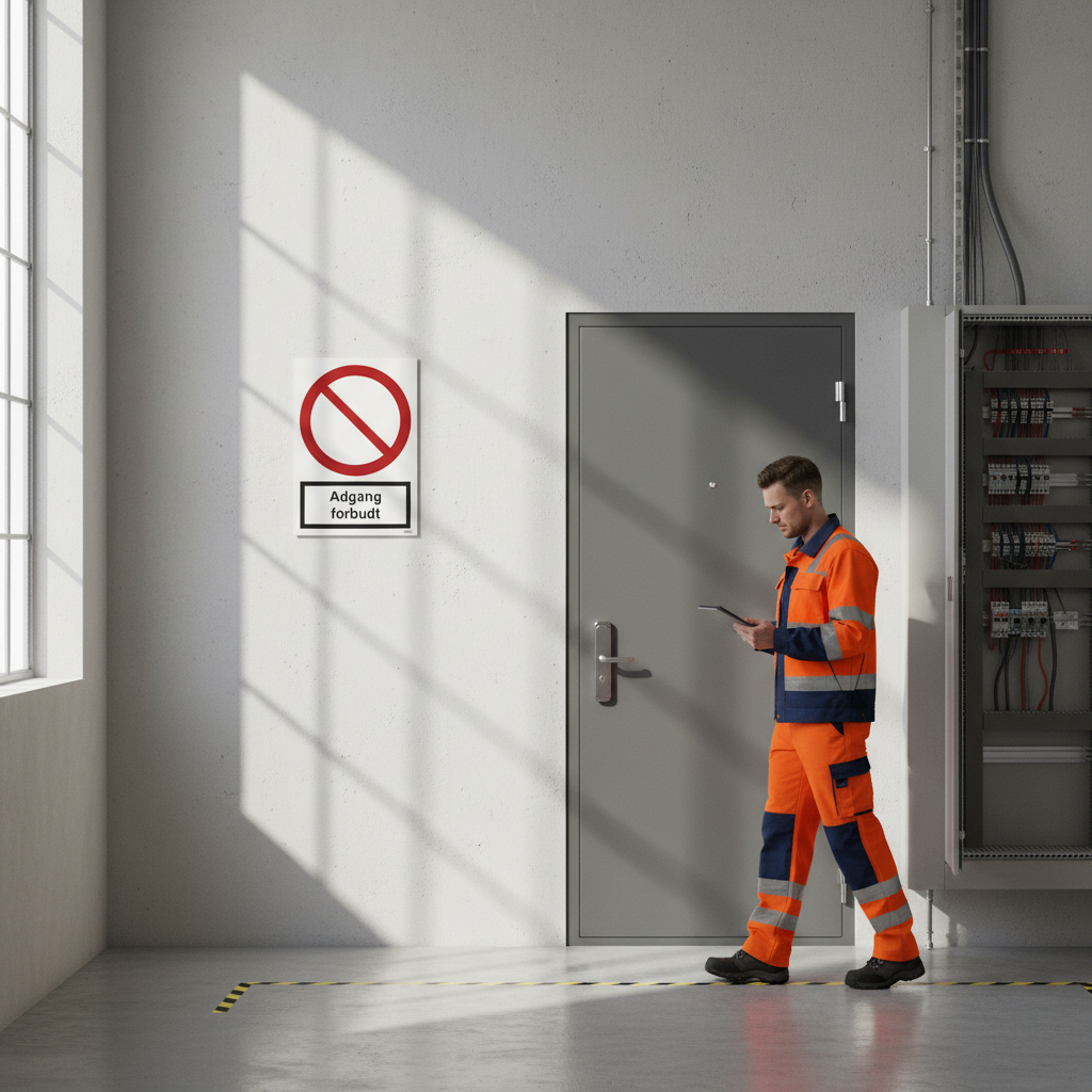 Adgang forbudt ISO skilt - Billede 5