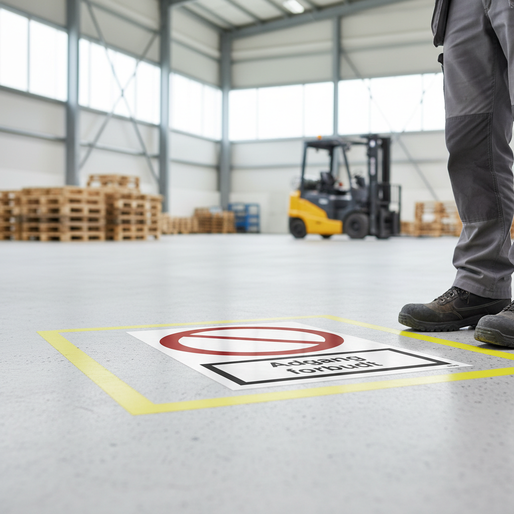 Adgang forbudt ISO skilt - Billede 2