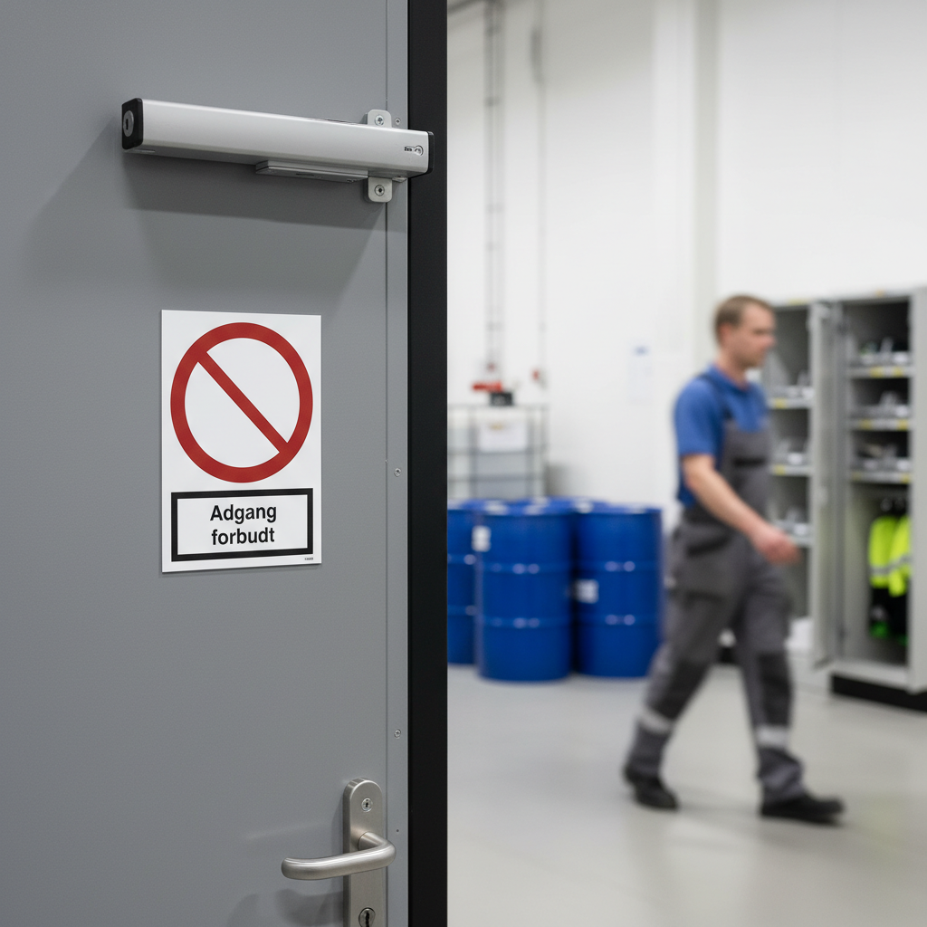 Adgang forbudt ISO skilt - Billede 4