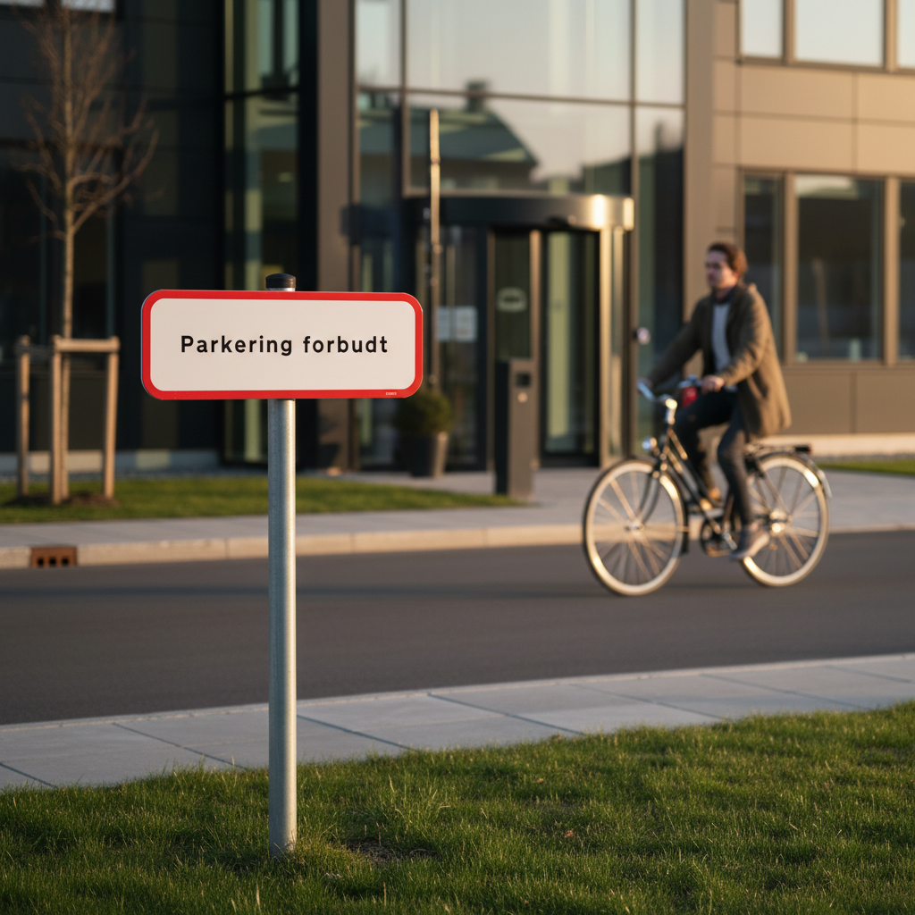 Parkering forbudt skilt - Billede 6
