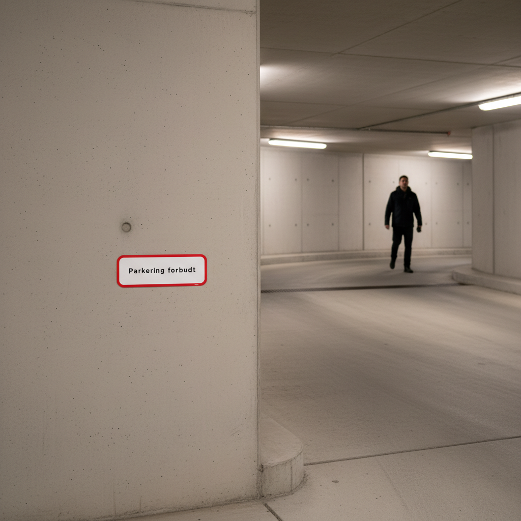 Parkering forbudt skilt - Billede 7