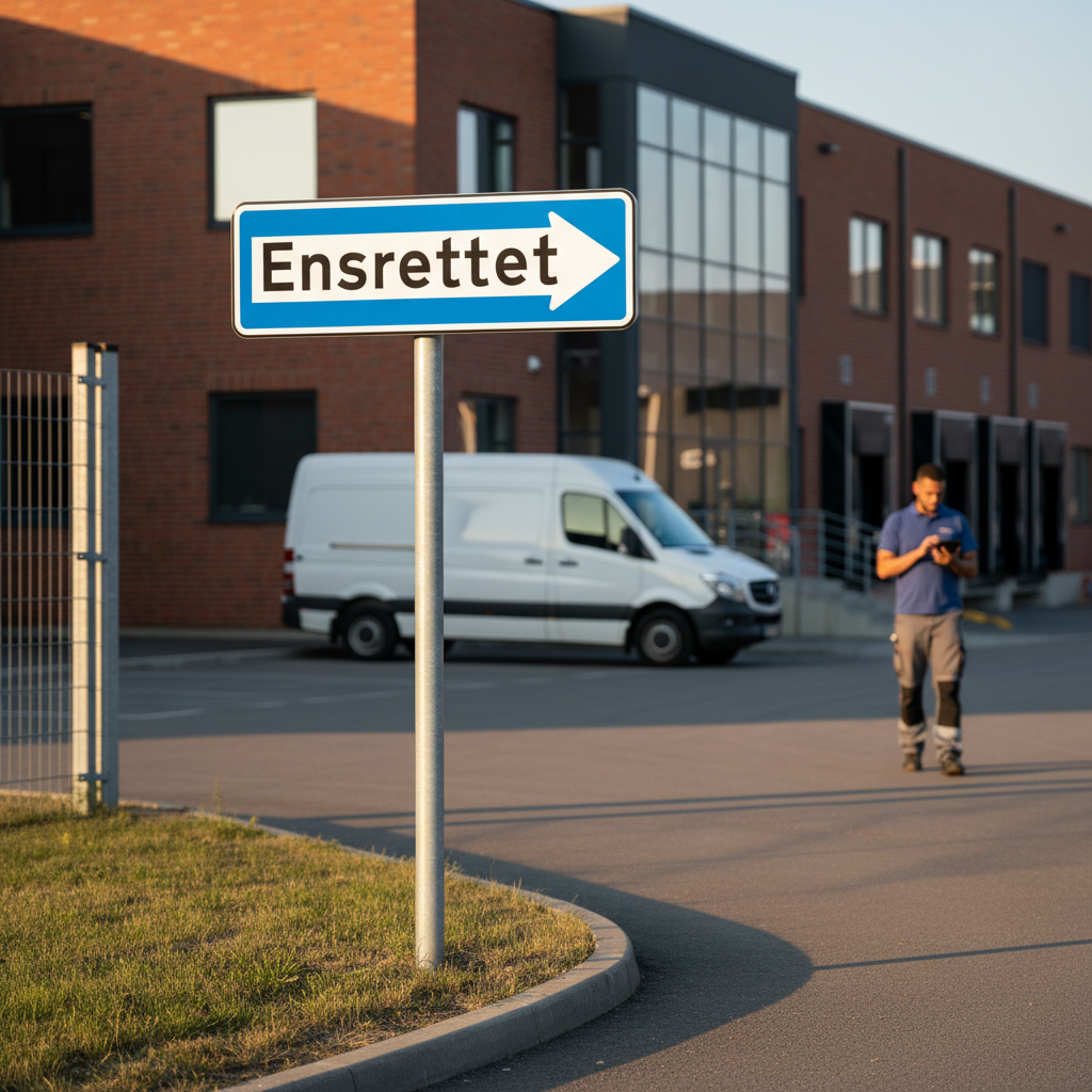 E19 Ensrettet skilt - Billede 3