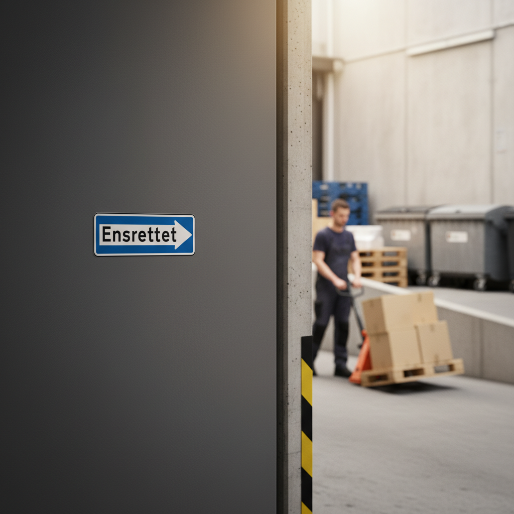 E19 Ensrettet skilt - Billede 2