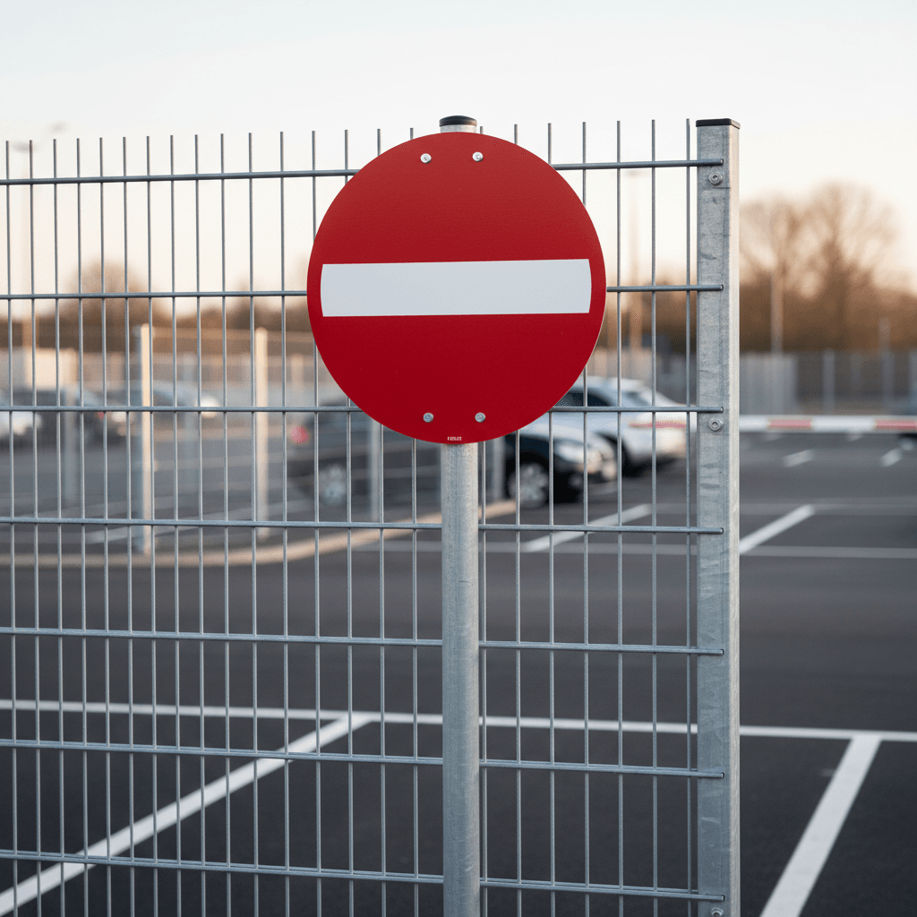 C19 - Indkørsel forbudt skilt - Billede 3