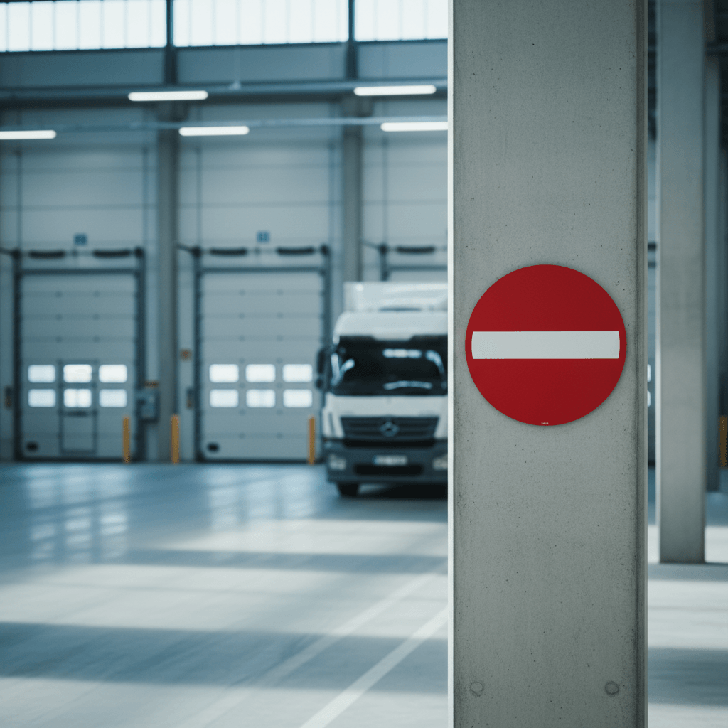 C19 - Indkørsel forbudt skilt - Billede 2