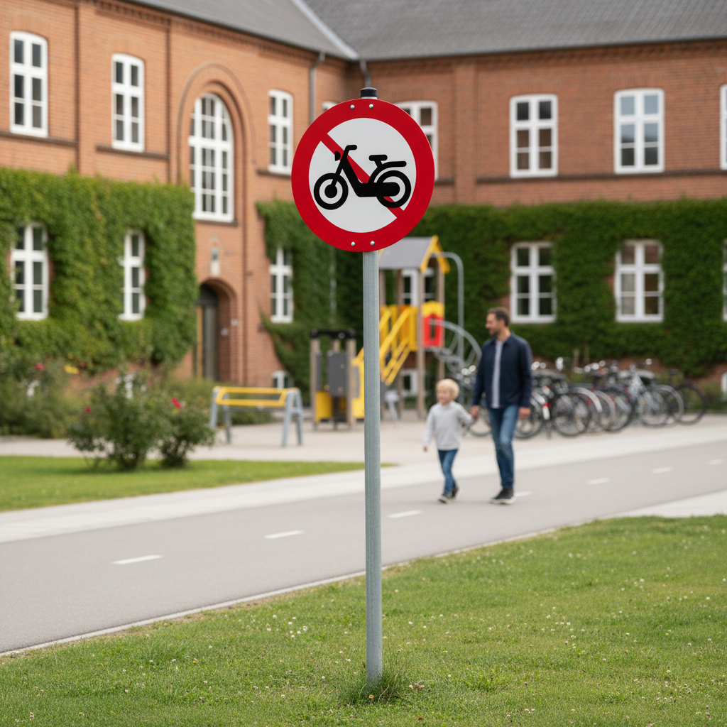 C25,2 - Lille knallert forbudt skilt - Billede 3