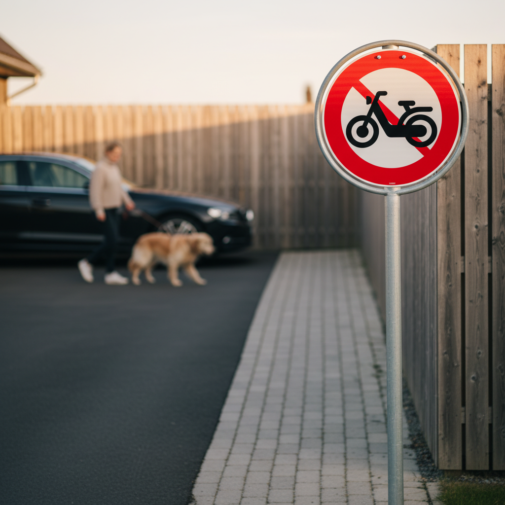 C25,2 - Lille knallert forbudt skilt - Billede 2