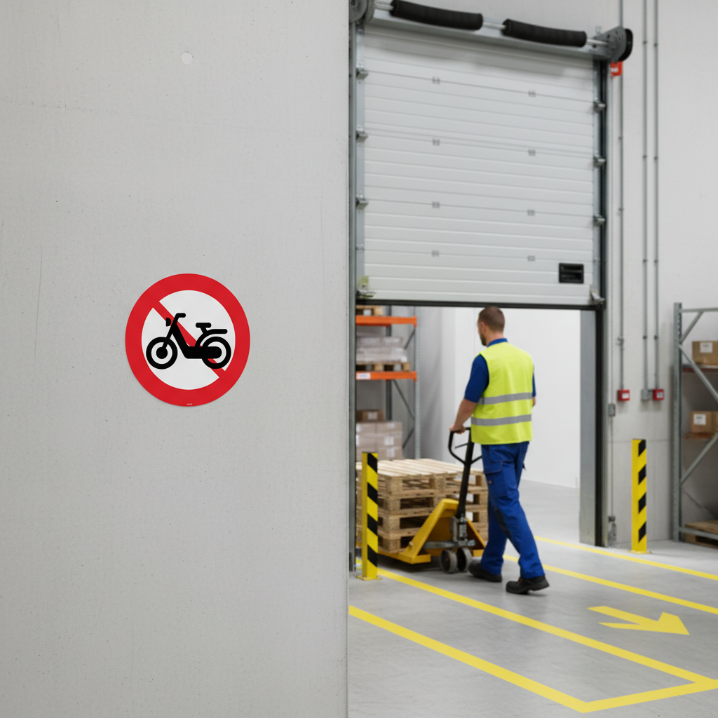 C25,2 - Lille knallert forbudt skilt - Billede 6