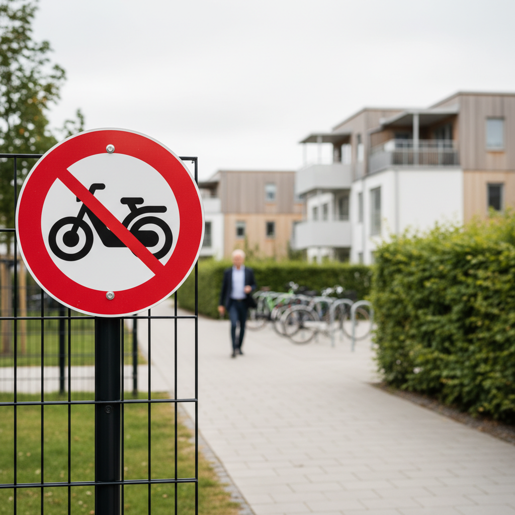 C25,2 - Lille knallert forbudt skilt - Billede 5