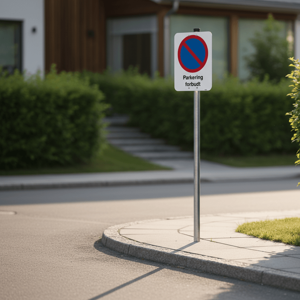 Parkering forbudt Skilt - Billede 2