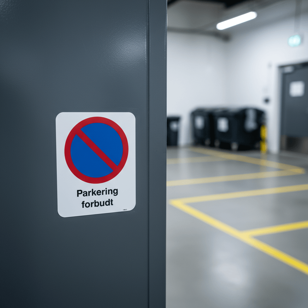 Parkering forbudt Skilt - Billede 4