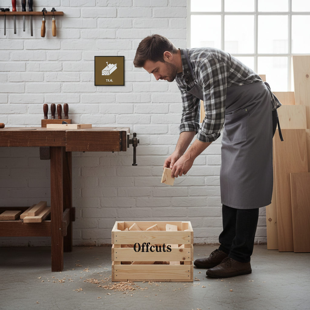 Træ skilt - Dansk Affaldssortering - Billede 5