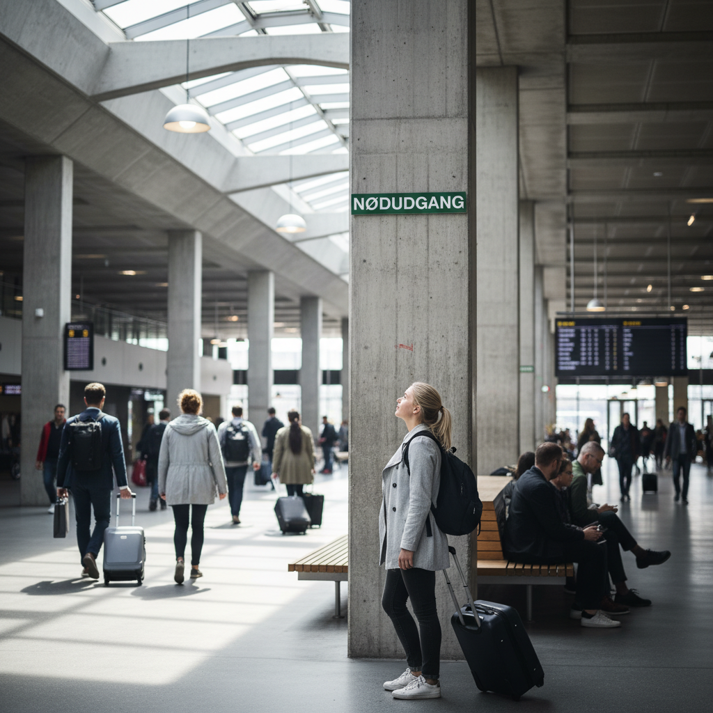 Nødudgang skilt - Billede 3