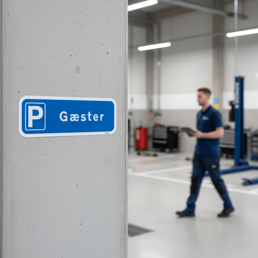 P Gæster skilt parkeringsskilt - Billede 5