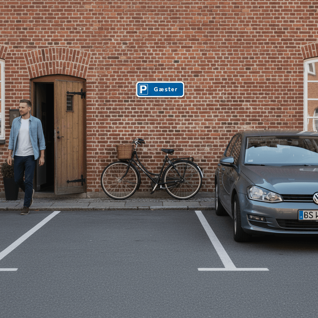 P Gæster skilt parkeringsskilt - Billede 3