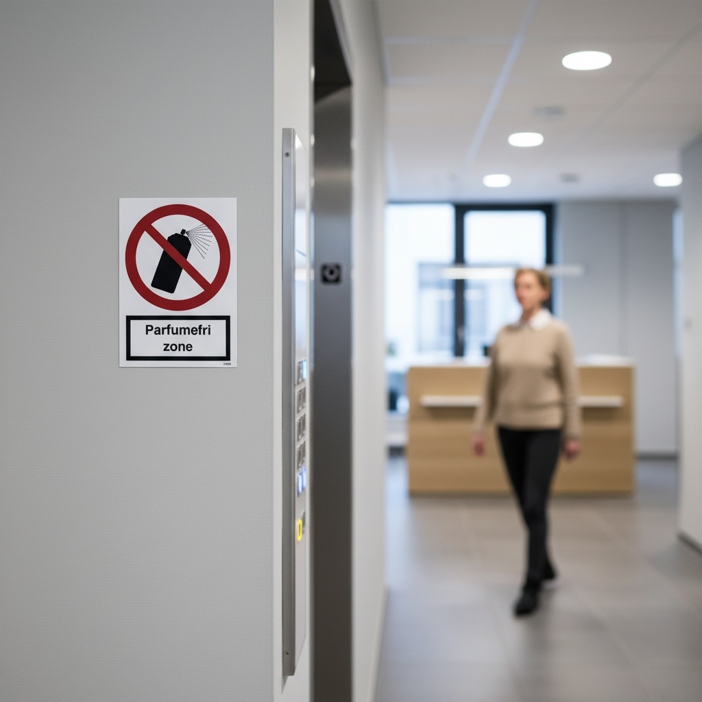 Parfumefri zone skilt - Billede 5