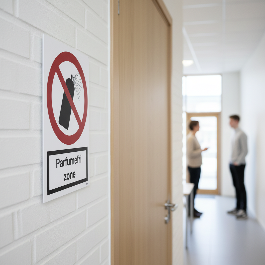 Parfumefri zone skilt - Billede 6