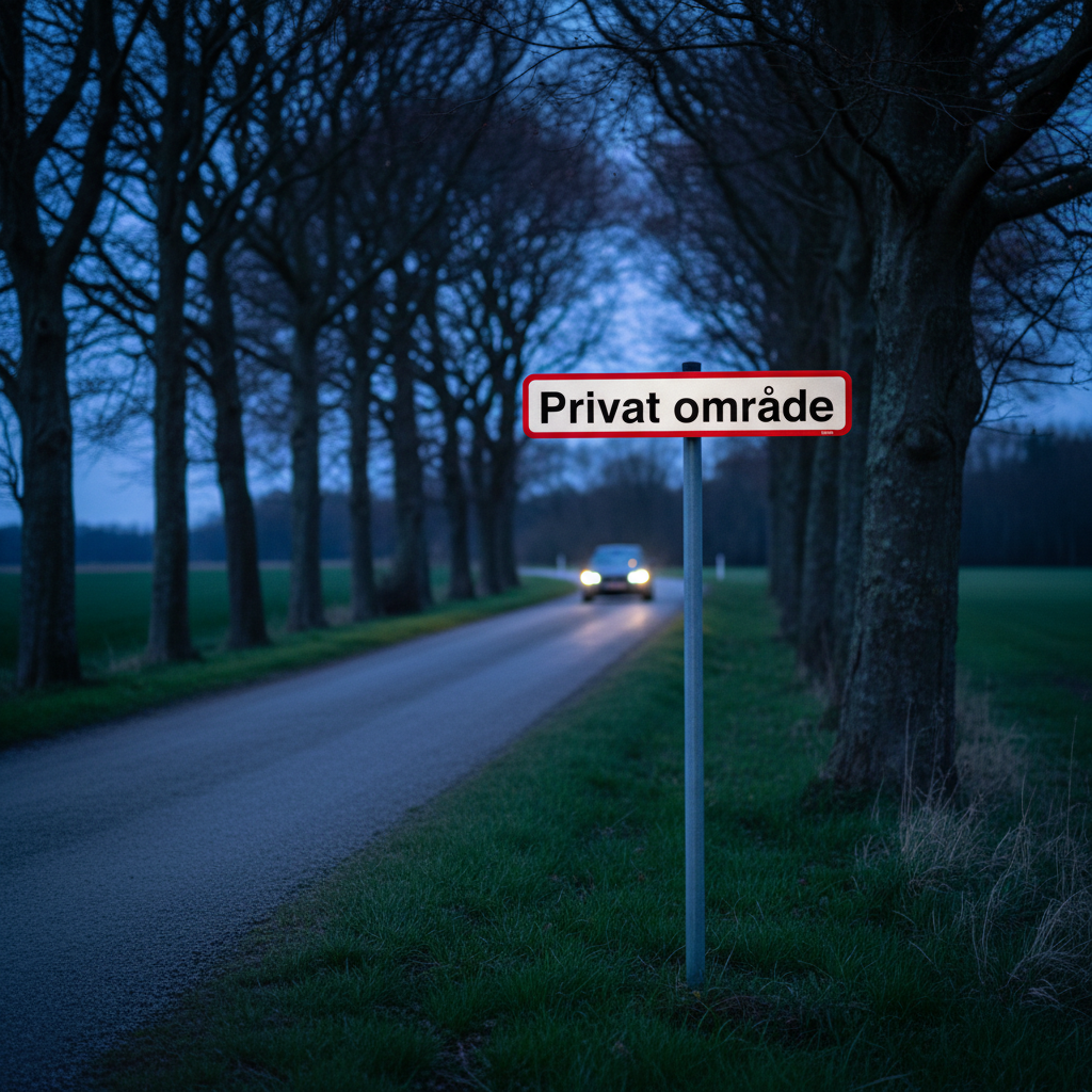 Privat område skilt - Billede 7
