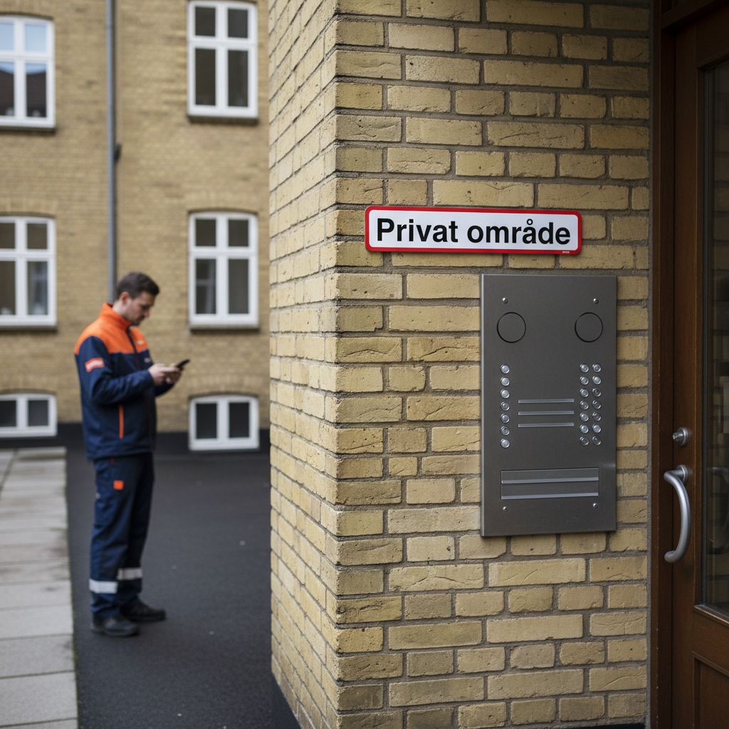 Privat område skilt - Billede 4