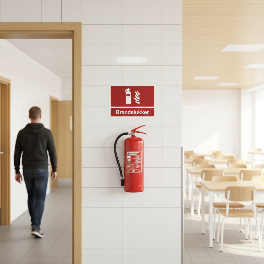 Brandslukker Skilt - Billede 4