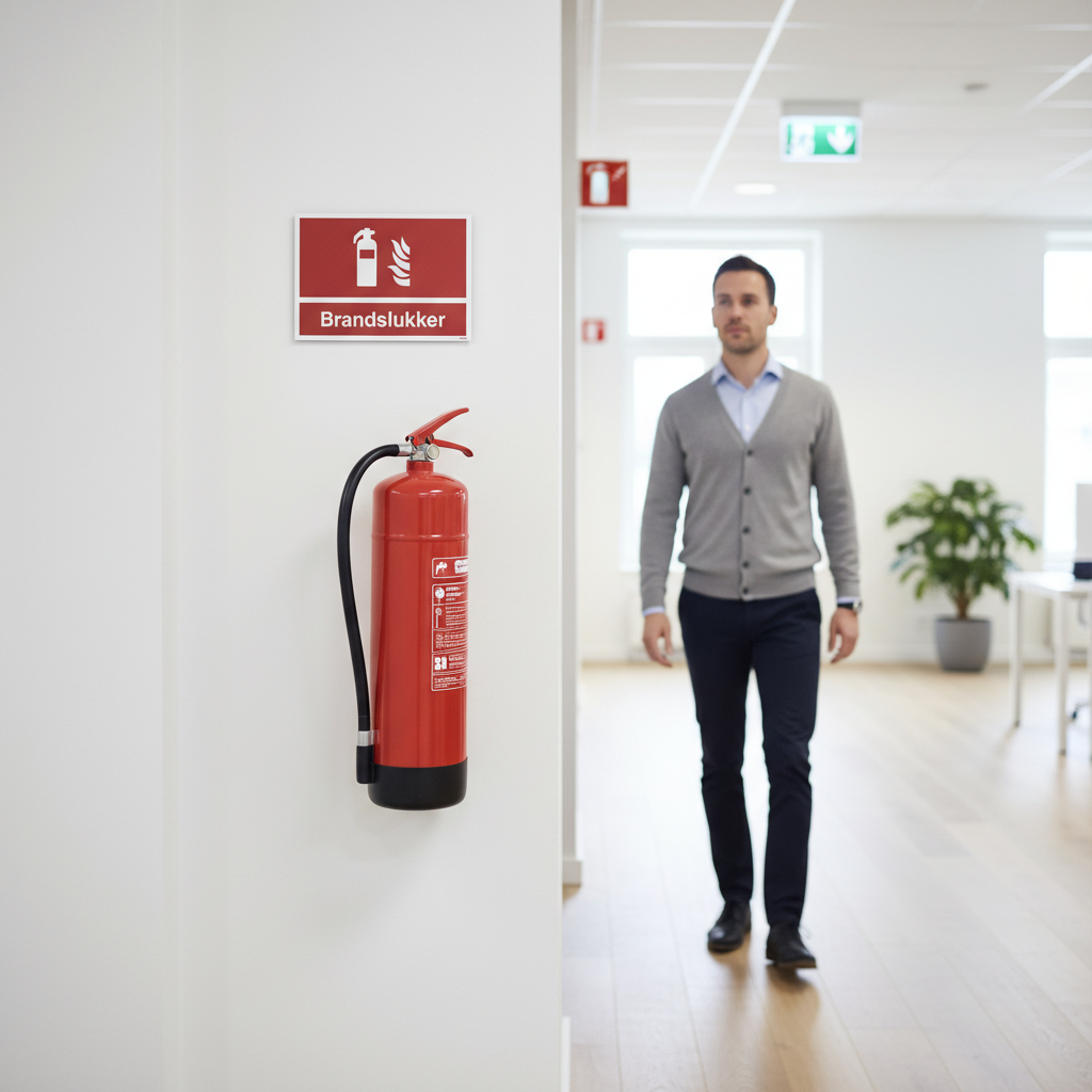 Brandslukker Skilt - Billede 5