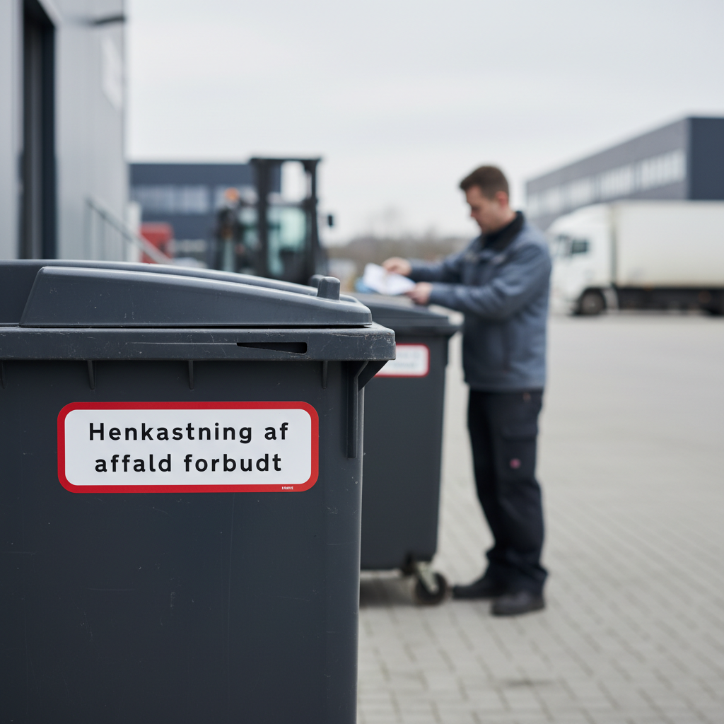 Henkastning af affald forbudt skilt - Billede 3