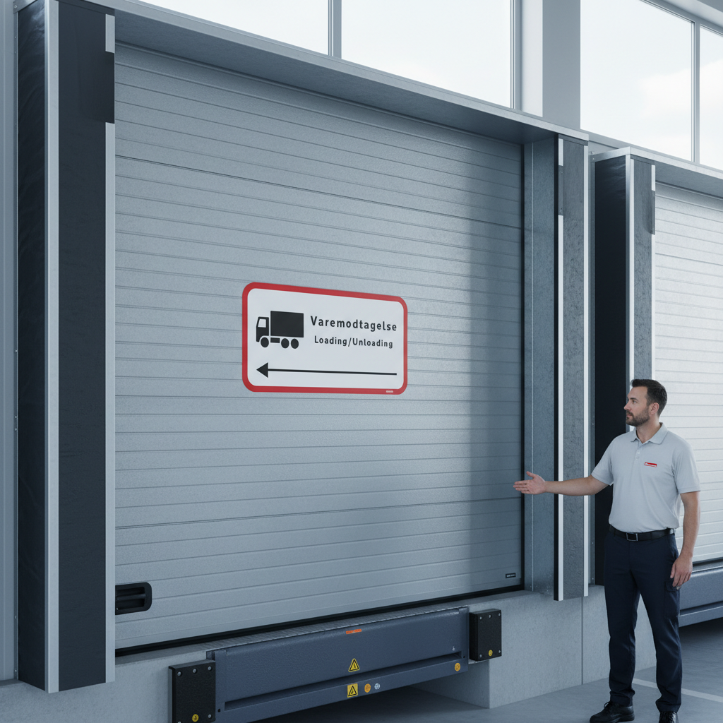 Varemodtagelse Loading / Unloading skilt - Billede 3