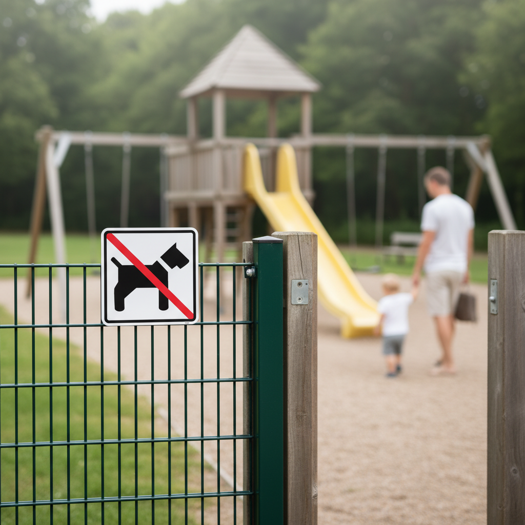 Hunde forbudt firkantet skilt - Billede 4