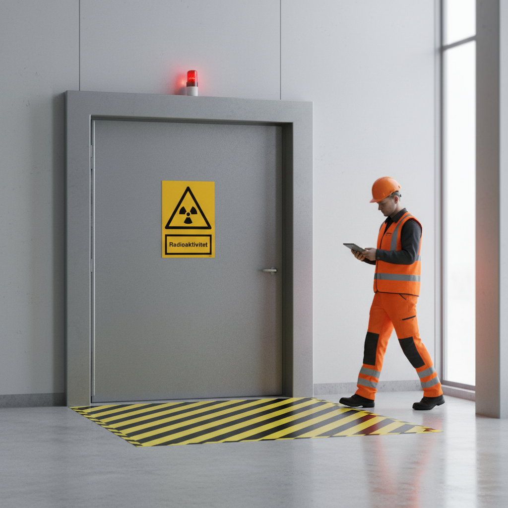Radioaktivitet skilt - Billede 2