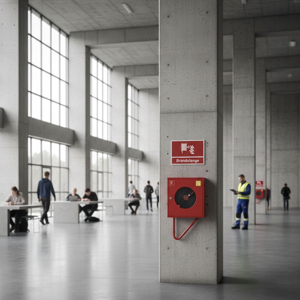 Brandslange Brandskilt - Billede 2