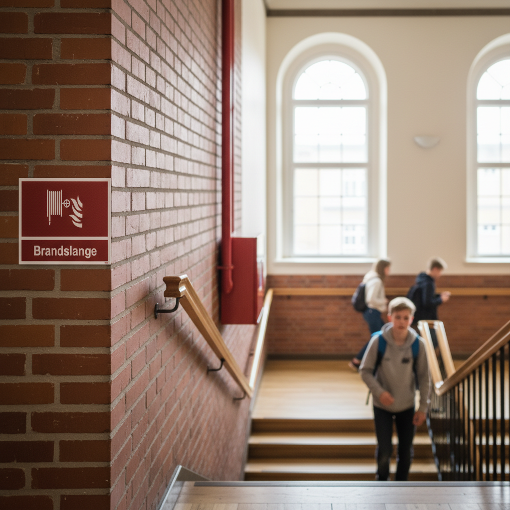 Brandslange Brandskilt - Billede 4