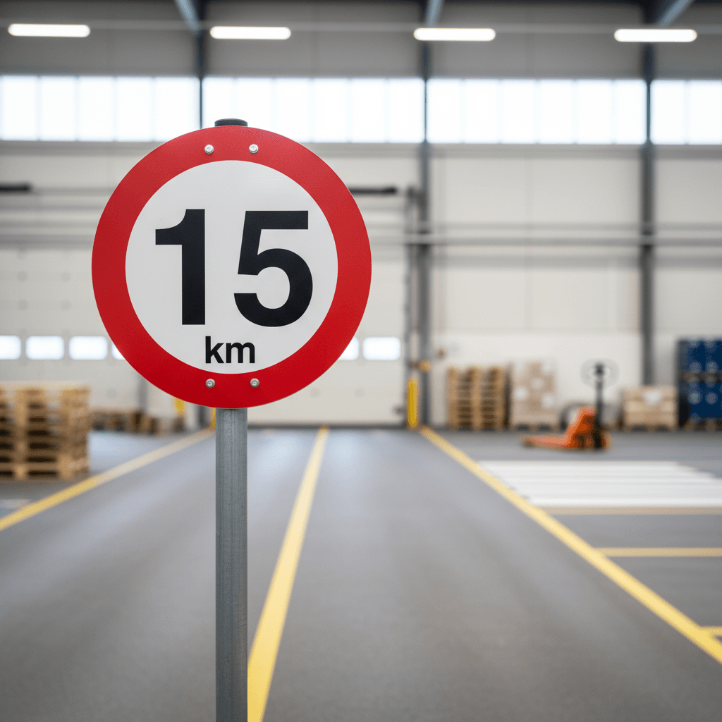 15 km. Hastighedsbegrænsning skilt - Billede 5