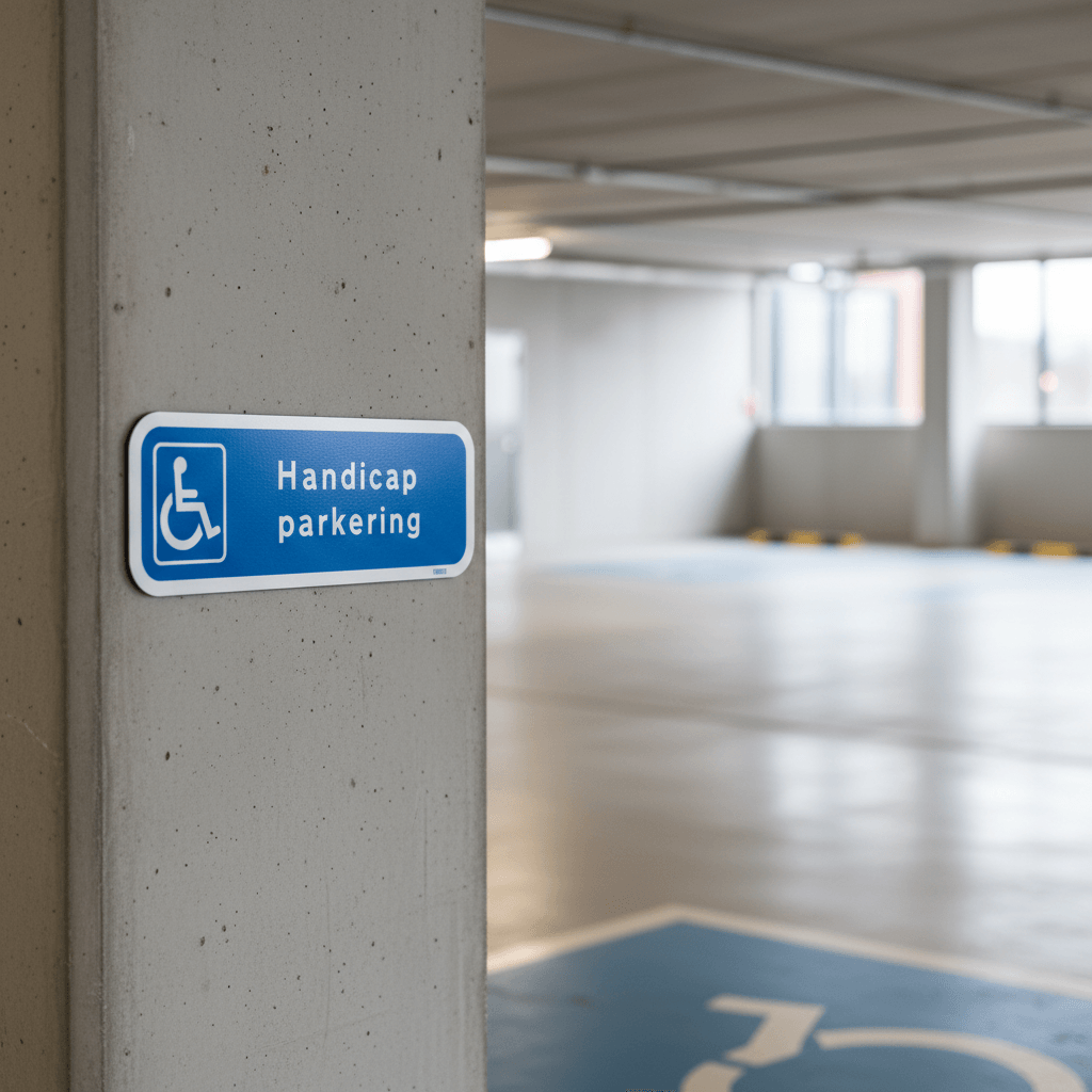 Handicap Parkering skilt - Billede 4